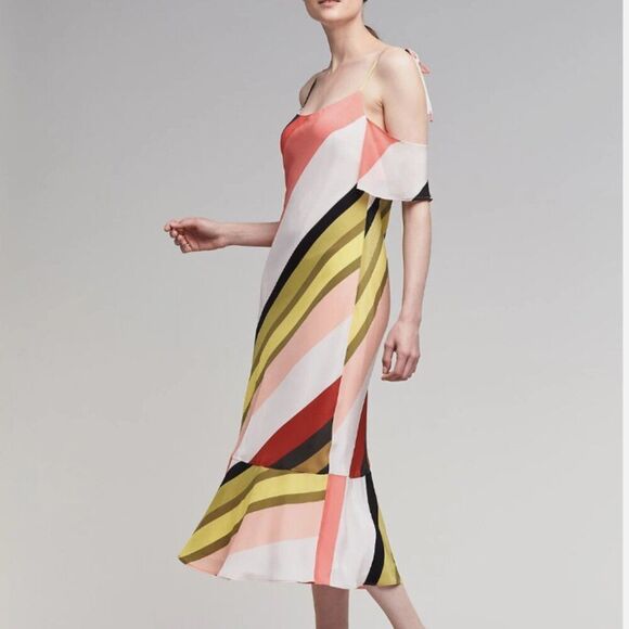 Dresses & Skirts - NWT Anthropologie Madison Silk Dress by Seen Worn Kept Women's Size 6 100% Silk